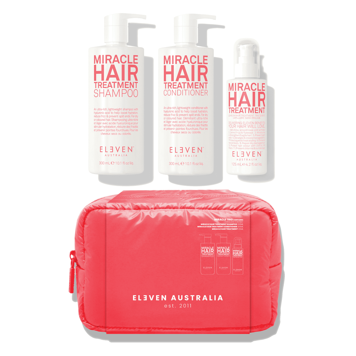 ELEVEN Australia Miracle Hair Treatment Trio Gjafasett