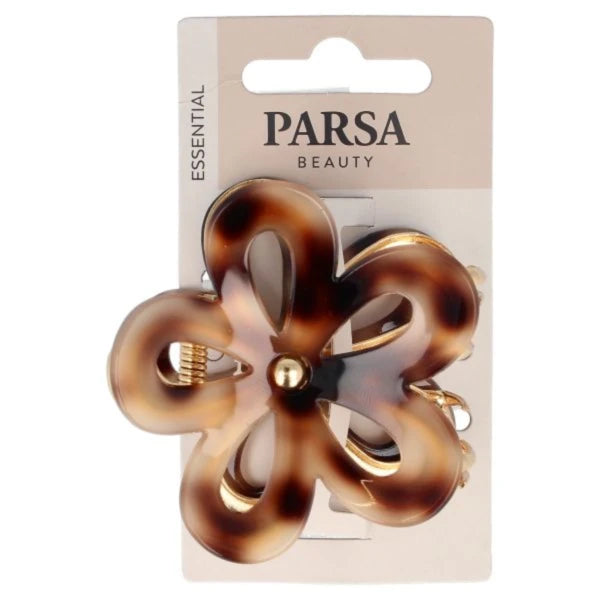 Parsa Claw Clips Blóm Leopard