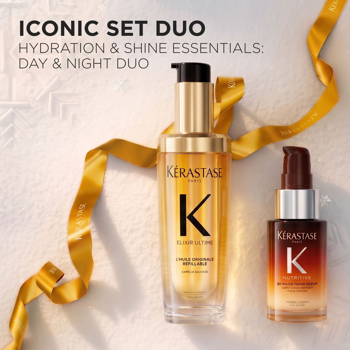 Kérastase Iconics Elixir 8H Duo Gjafasett