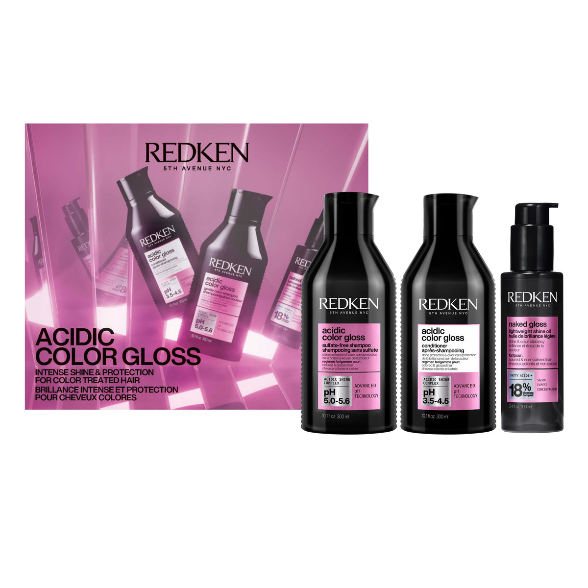 REDKEN Acidic Color Gloss Trio Gjafasett