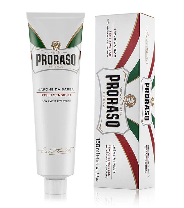 Proraso Shaving Cream Tube for Sensitive Green Tea