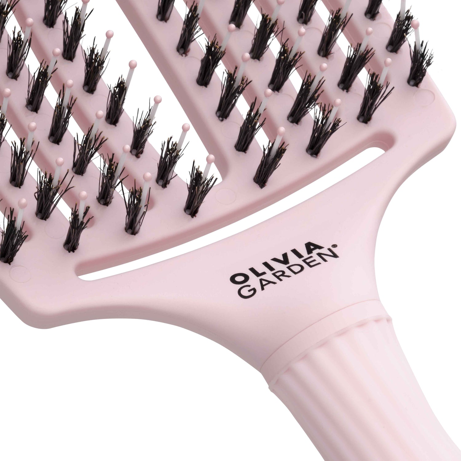 Olivia Garden Fingerbrush Large Bleikur