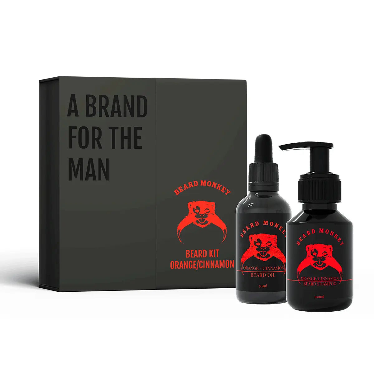 Beard Monkey -  Beard Kit Orange/Cinnamon