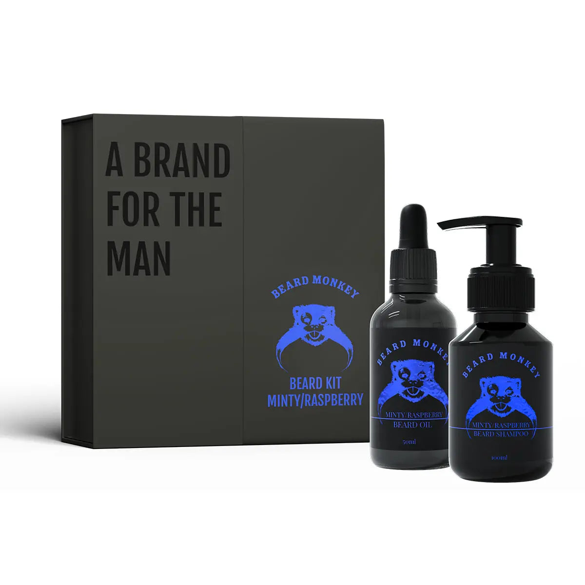 Beard Monkey - Beard Kit Minty/Raspberry