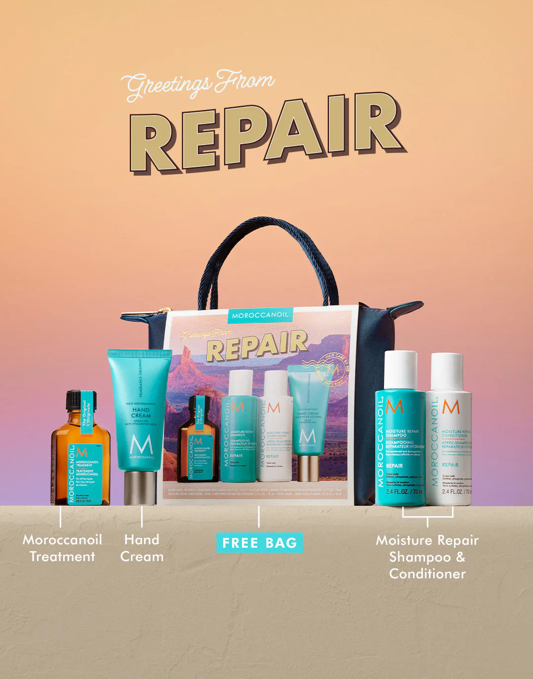 Moroccanoil Repair Gjafasett