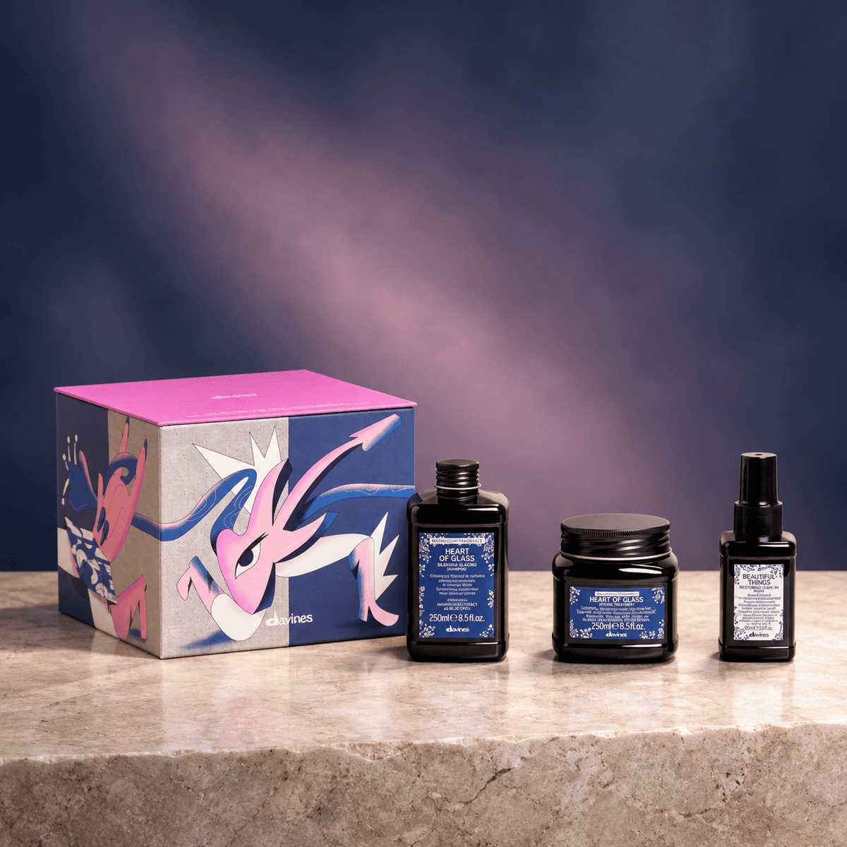 Davines Heart of Glass Gjafasett