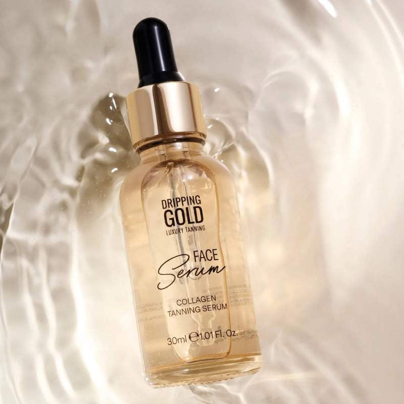 Dripping Gold Collagen Face Tanning Serum