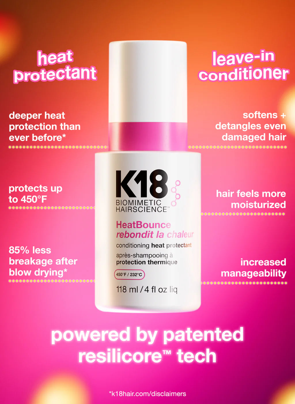 K18 HeatBounce conditioning heat protection