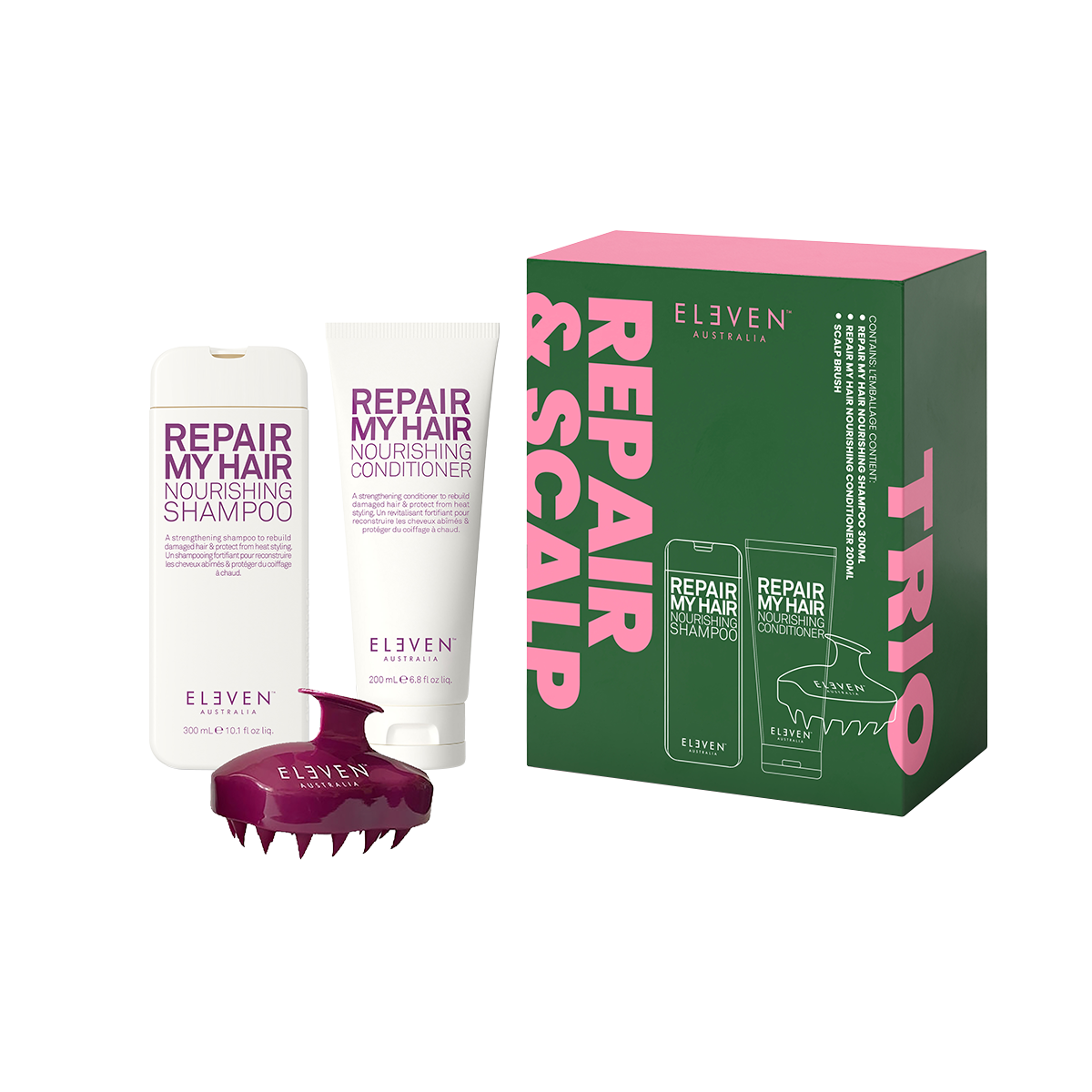ELEVEN Australia Repair & Scalp Trio Sett