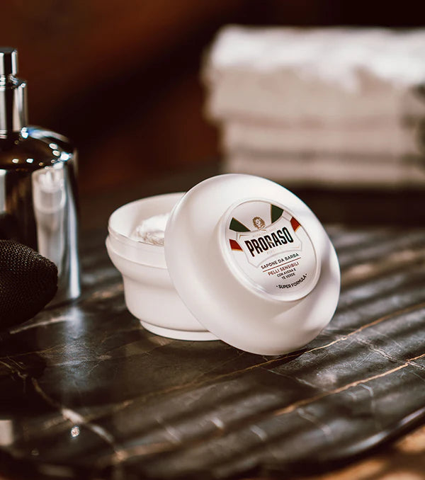 Proraso Shaving Soap Jar for Sensitive Skin - Green tea