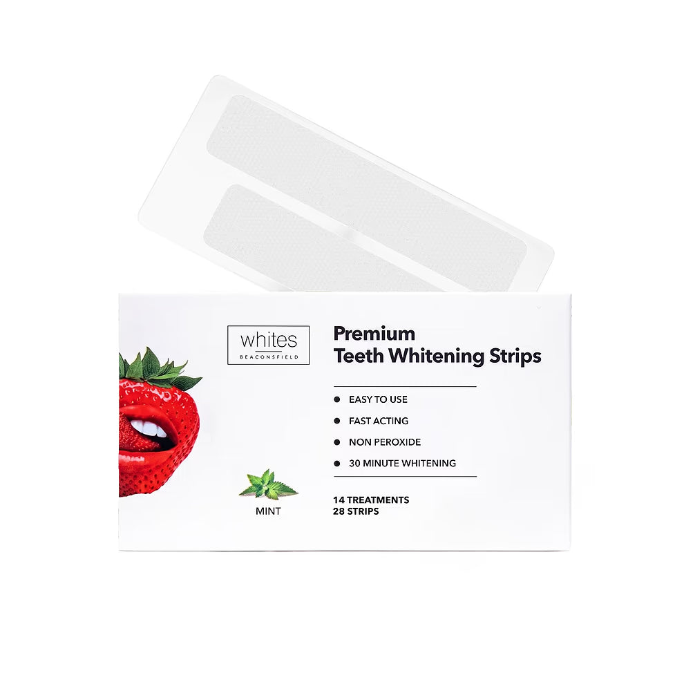 WHITES Teeth Whitening Strips - Non peroxide