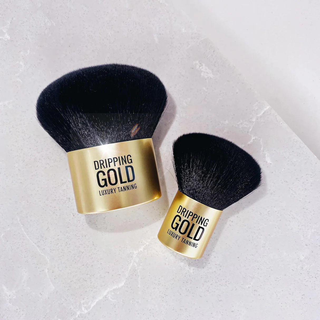 Dripping Gold Kabuki Brush - Mini