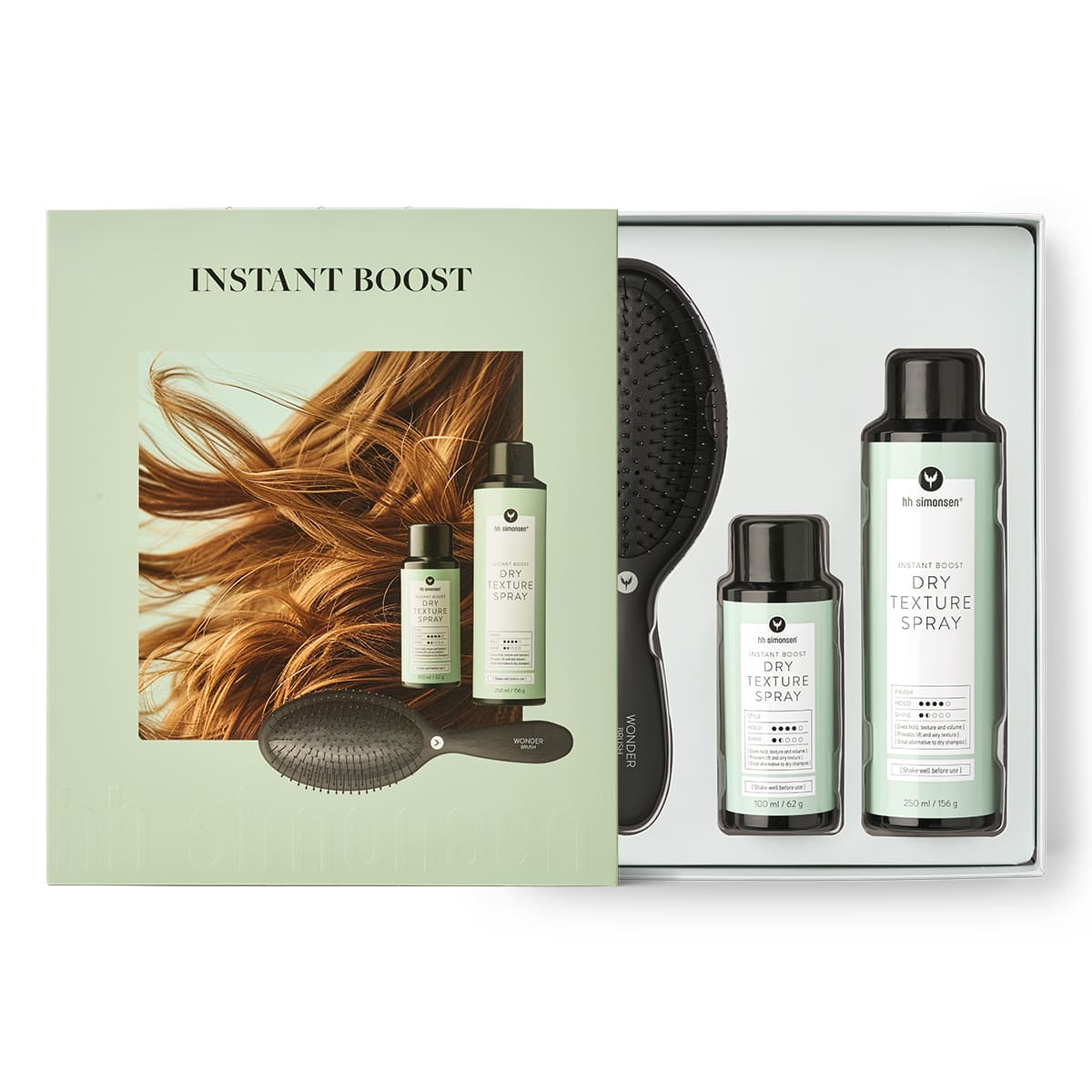 HH Simonsen Dry Texture Spray + Wonder Brush Gjafasett