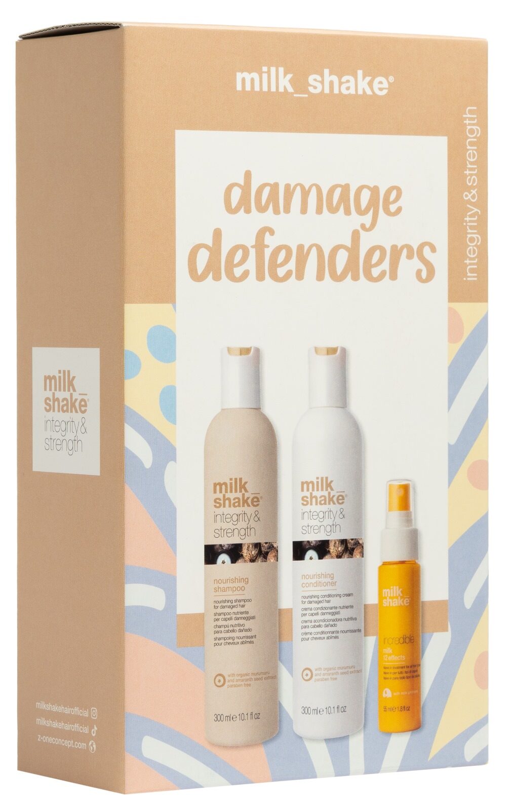 Milk Shake Damage Defenders - Integrity & Strenght  Gjafasett