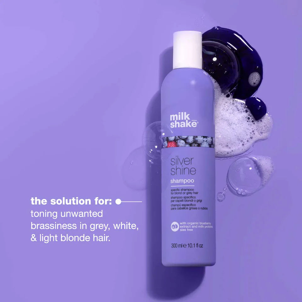 Milk Shake Silver Shine Sjampó - 300ml
