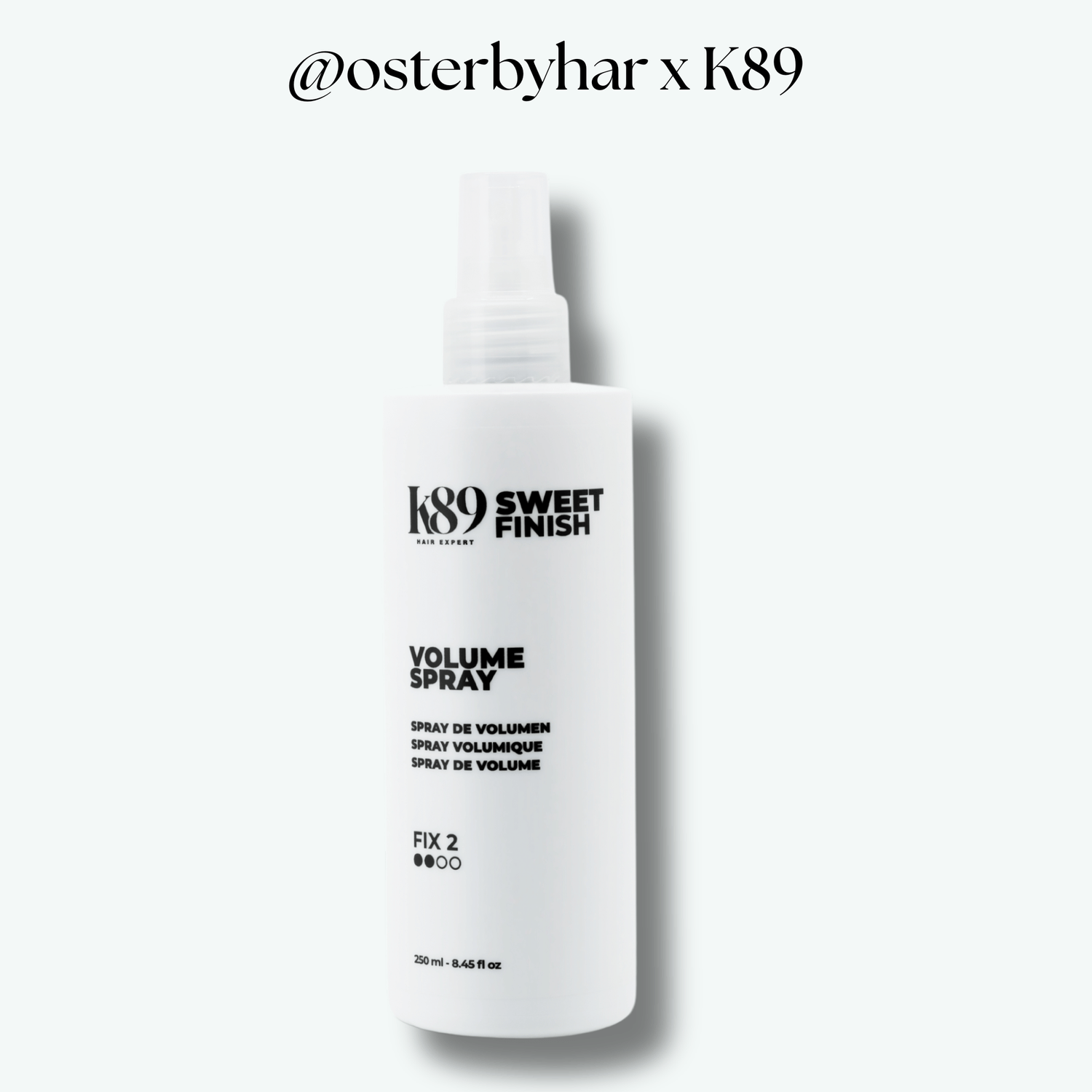 K89 Sweet Finish Volume Sprey