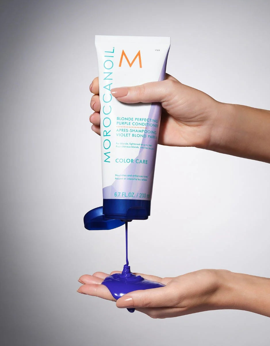 Moroccanoil Blonde Perfecting Purple hárnæring