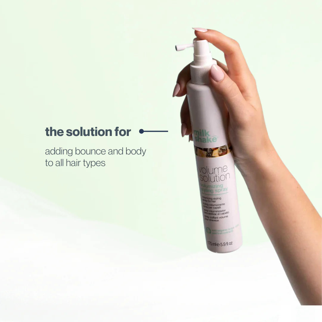 Milk shake volume solution styling